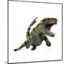 Dakosaurus, White Background-null-Mounted Art Print