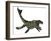 Dakosaurus, White Background-Stocktrek Images-Framed Art Print