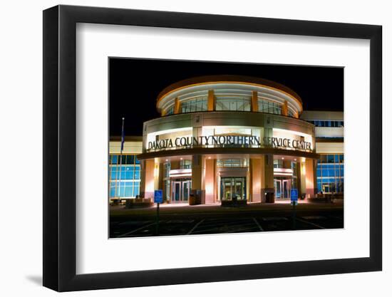 Dakota County Northern Service Center Front Entrance-jrferrermn-Framed Photographic Print