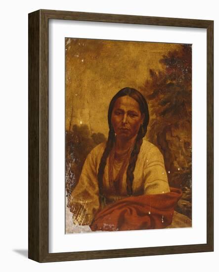 Dakota Indian Woman-William W. Armstrong-Framed Giclee Print