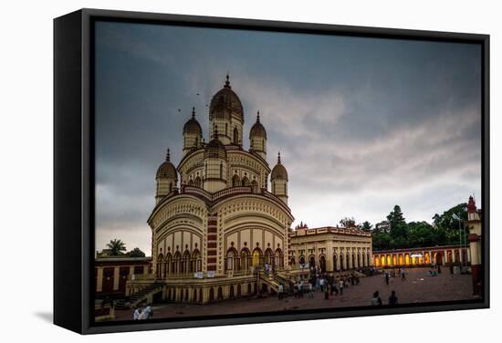 Dakshineswar Kali Temple, Kolkata, India-Lindsay Daniels-Framed Stretched Canvas