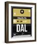 DAL Dallas Luggage Tag 2-NaxArt-Framed Premium Giclee Print