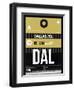 DAL Dallas Luggage Tag 2-NaxArt-Framed Premium Giclee Print