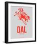 Dal Dallas Poster 1-NaxArt-Framed Art Print