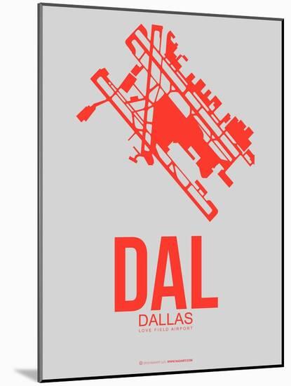 Dal Dallas Poster 1-NaxArt-Mounted Art Print