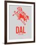 Dal Dallas Poster 1-NaxArt-Framed Art Print