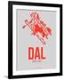 Dal Dallas Poster 1-NaxArt-Framed Art Print