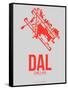 Dal Dallas Poster 1-NaxArt-Framed Stretched Canvas