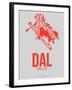 Dal Dallas Poster 1-NaxArt-Framed Art Print