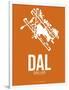 Dal Dallas Poster 2-NaxArt-Framed Art Print