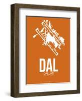 Dal Dallas Poster 2-NaxArt-Framed Art Print