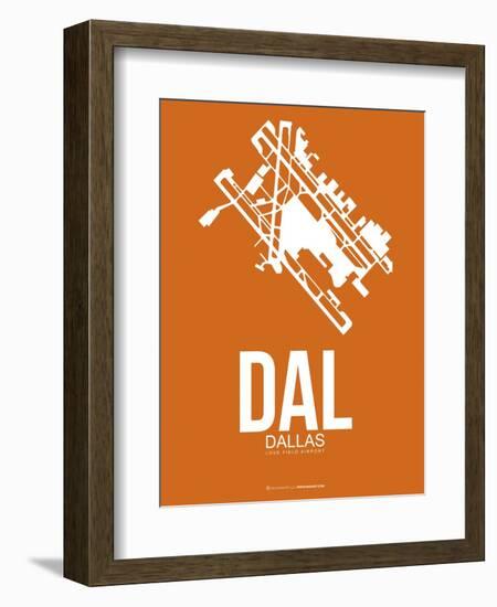 Dal Dallas Poster 2-NaxArt-Framed Art Print