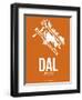 Dal Dallas Poster 2-NaxArt-Framed Art Print