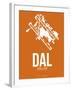 Dal Dallas Poster 2-NaxArt-Framed Art Print