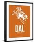 Dal Dallas Poster 2-NaxArt-Framed Art Print