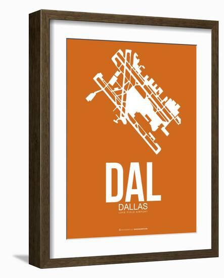 Dal Dallas Poster 2-NaxArt-Framed Art Print