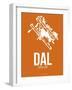 Dal Dallas Poster 2-NaxArt-Framed Art Print