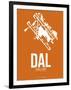 Dal Dallas Poster 2-NaxArt-Framed Art Print