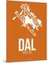 Dal Dallas Poster 2-NaxArt-Mounted Art Print