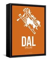 Dal Dallas Poster 2-NaxArt-Framed Stretched Canvas