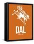 Dal Dallas Poster 2-NaxArt-Framed Stretched Canvas