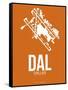 Dal Dallas Poster 2-NaxArt-Framed Stretched Canvas