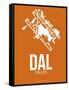 Dal Dallas Poster 2-NaxArt-Framed Stretched Canvas
