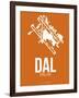 Dal Dallas Poster 2-NaxArt-Framed Art Print