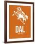 Dal Dallas Poster 2-NaxArt-Framed Art Print