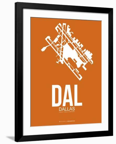 Dal Dallas Poster 2-NaxArt-Framed Art Print