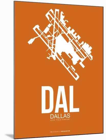 Dal Dallas Poster 2-NaxArt-Mounted Art Print