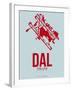 Dal Dallas Poster 3-NaxArt-Framed Art Print