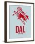 Dal Dallas Poster 3-NaxArt-Framed Art Print