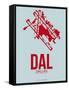 Dal Dallas Poster 3-NaxArt-Framed Stretched Canvas