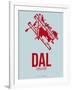 Dal Dallas Poster 3-NaxArt-Framed Art Print