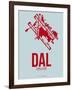 Dal Dallas Poster 3-NaxArt-Framed Art Print