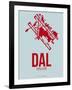 Dal Dallas Poster 3-NaxArt-Framed Art Print