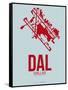 Dal Dallas Poster 3-NaxArt-Framed Stretched Canvas