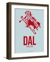 Dal Dallas Poster 3-NaxArt-Framed Art Print