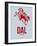 Dal Dallas Poster 3-NaxArt-Framed Art Print