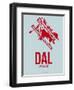 Dal Dallas Poster 3-NaxArt-Framed Art Print