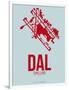 Dal Dallas Poster 3-NaxArt-Framed Art Print