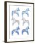 Dala Horse-Zoe Badger-Framed Giclee Print