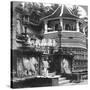 Dalada Maligawa, Palace of Buddha's Tooth, Kandy, Sri Lanka, 1902-Underwood & Underwood-Stretched Canvas