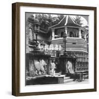 Dalada Maligawa, Palace of Buddha's Tooth, Kandy, Sri Lanka, 1902-Underwood & Underwood-Framed Photographic Print