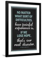 Dalai Lama Hope Quote Motivational-null-Framed Art Print