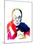 Dalai Lama Watercolor-Lora Feldman-Mounted Art Print