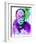 Dalai Lama Watercolor-Anna Malkin-Framed Art Print