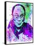 Dalai Lama Watercolor-Anna Malkin-Framed Stretched Canvas