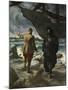 Daland looked at the stranger keenly, from 'The Stories of Wagner's Operas' by J. Walker McSpadden-Ferdinand Leeke-Mounted Giclee Print
